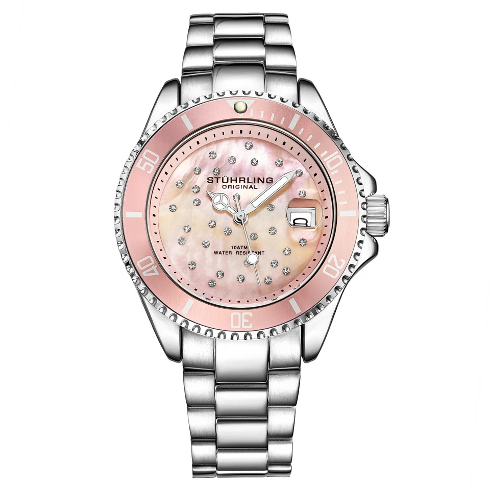 Stührling Prestige Original Starsea 3977 39mm Women’s Crystal Fashion Watch
