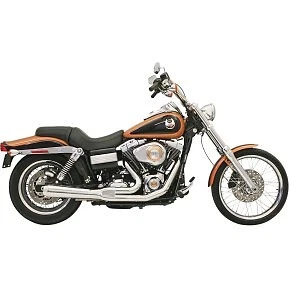 Sistema de escape Bassani cromado corto barrido Road Rage 2 en 1 para Dyna 06-17 Foto 1 de 1