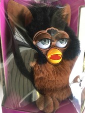 Boxed Furby Original 1998 Model 70-800 Tiger Electronics Brown Black Vintage