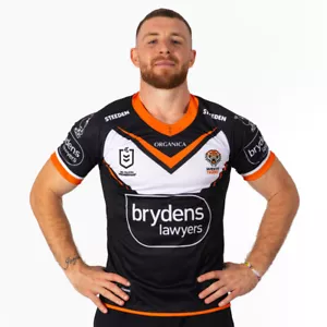 Wests Tigers NRL Steeden Home Jersey Adults Sizes S-7XL! T2 - Foto 1 di 4