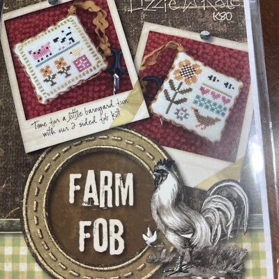 Farm Fob Cross Stitch Kit By Lizzie Kate - Image 1 of 4