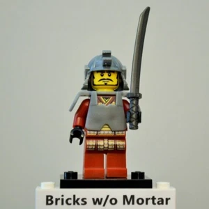 New Genuine LEGO Samurai Warrior Minifig with Sword Series 3 8803 - Picture 1 of 4