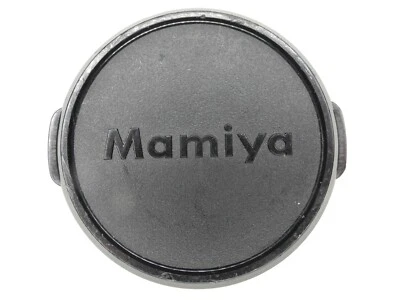 Tapa de lente de cámara frontal a presión negra genuina Mamiya 58 mm Foto 1 de 4