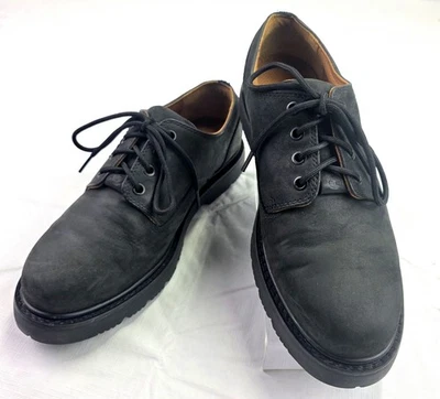 Timberland 黑色皮革磨砂防水牛津鞋男式 8.5M 码 — 第 1/4 张图片