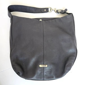Vintage Coach Avery Hobo Bag Purple Gray Pebble Leather No Tassel J1380-F23309 - Picture 1 of 17