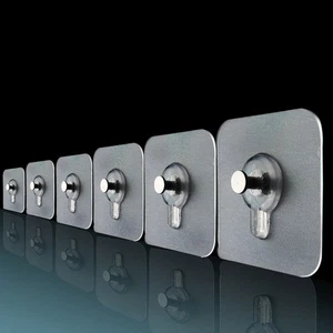 5PCS Self Adhesive Picture Wall Hooks For Hanging Wall Hangers Without Nails - Picture 1 of 11