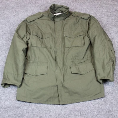Chaqueta de campo Rothco para hombre grande verde 1-0506-OD1.61 forro militar del ejército M-65 Foto 1 de 4
