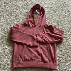 NWT Crown of Hearts Dark Rose Hoodie Kangaroo Pocket Sweatshirt Size Small Youth - Picture 1 of 5