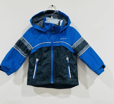 Chaqueta con Capucha London Fog Niños Peso Medio Azul/Carbón Talla 2T Foto 1 de 4