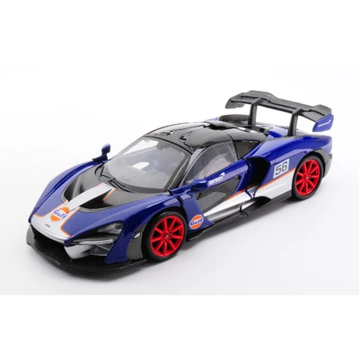 MC LAREN SENNA "GULF" 1:24 Motormax Auto Competizione Modellino Nuovo - Immagine 1 di 2