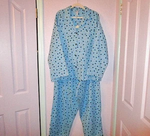 Slumber Dogs Flannel Pajamas Size 2X Paws & Bones 2 Piece Top & Pants Soft NEW - Picture 1 of 12