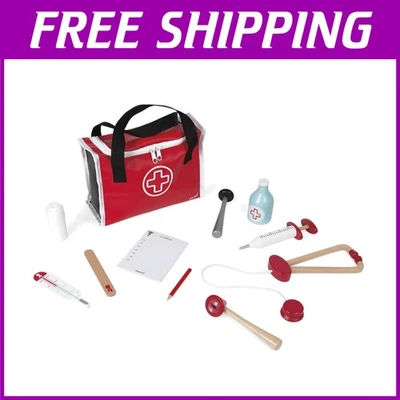 Деревянный игровой набор докторов — 10 аксессуаров в комплекте - Изображение 1 из 4