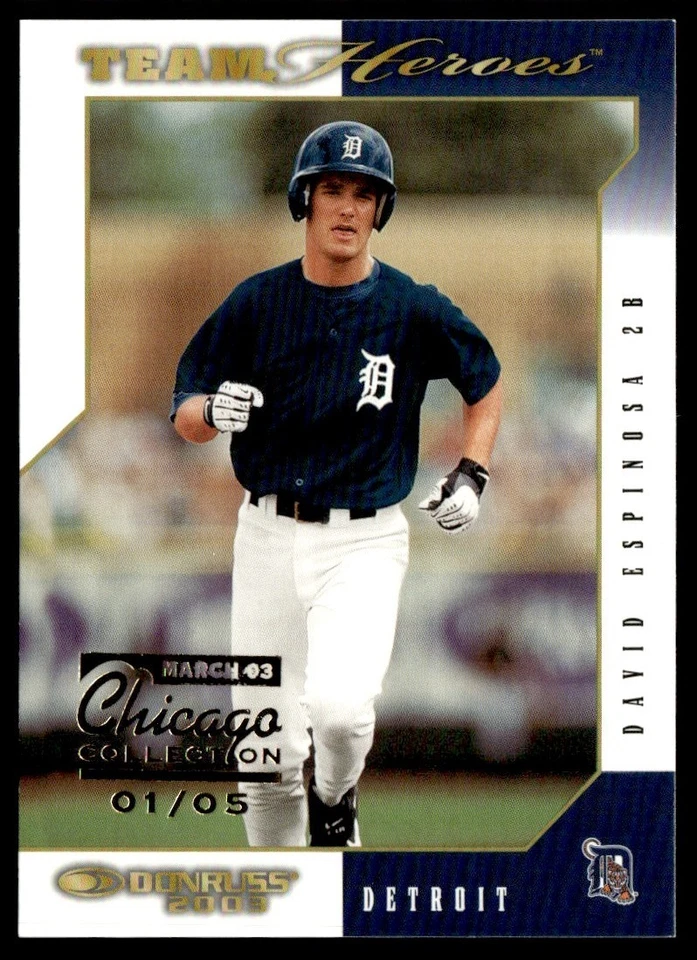 2003 Donruss Team Heroes Chicago Collection David Espinosa 1/5 #194 - Image 1 of 2
