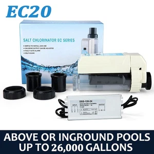 Sistema generador de cloro para piscina de agua salada clorador inteligente EC20 ≤10K-26K gal - Imagen 1 de 16