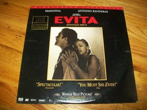 EVITA 2-Laserdisc LD WIDESCREEN FORMAT BRAND NEW SEALED VERY RARE MADONNA! - Picture 1 of 1