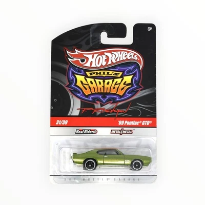 Pontiac GTO 31/39 Hot Wheels '69 - verde - Hot Wheels Garage A 2010 Foto 1 de 4