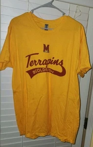 MARYLAND TERRAPINS mens large shirt #GOLDRUSH ncaa basketball.................B1 - Picture 1 of 8