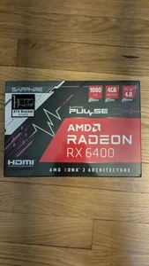 SAPPHIRE PULSE AMD Radeon RX 6400 4GB GDDR6 Graphics Card - Bild 1 von 3