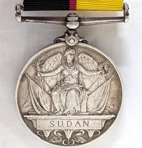 British 1st Battalion Seaforth Highlanders Queens Sudan Medal pre WW1 - Picture 1 of 6
