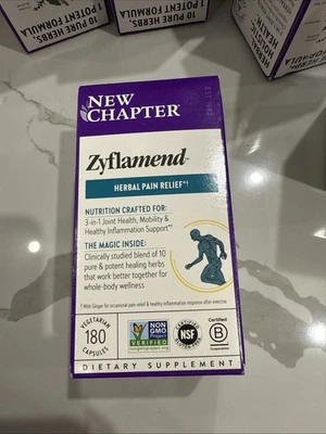 Nuevo Chapter Zyflamend Suplemento Articular Todo Cuerpo 180 Ct Exp 4/28+ Foto 1 de 4
