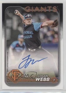 Actualización Topps 2024 MLB All-Star Game Auto Logan Webb #ASGA-LW Auto - Imagen 1 de 3