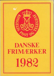 CONJUNTO OFICIAL DENMARK 1982 - Imagen 1 de 1