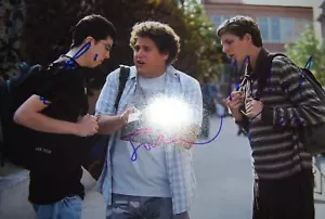 Superbad SIGNED 8x12 Jonah Hill Michael Cera Plasse COA - Picture 1 of 1