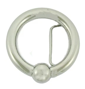 Piercing Barbell Body Bauchnabel Nase Brustwarze Sexy Ring Ohr Gürtelschnalle Chrom - Bild 1 von 2