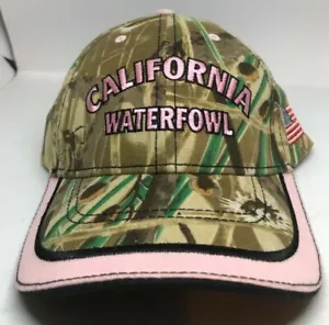 GORRA GORRA MUJER AVES ACUÁTICAS CALIFORNIA. ¡ESTILO LINDO! Rosa y camuflaje caza - Imagen 1 de 5