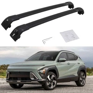 2Pcs Fits for Hyundai Kona 2024 2025 Roof Racks Rail Cross Bars Crossbar - Bild 1 von 9