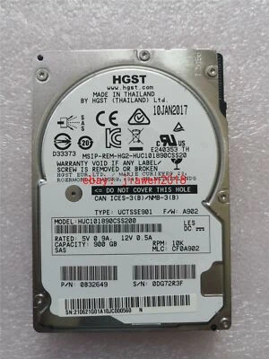 Tested Ultrastar 900GB 10K SAS 2.5 12Gb/s Server Festplatten HUC101890CSS200 - Bild 1 von 4