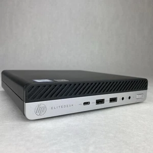 HP EliteDesk 800 G3 Mini Quad Core i5-7500T 2.70GHz 8GB RAM WiFi No AC No HDD - Afbeelding 1 van 13