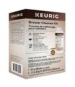 Keurig Brewer Cleanse Kit For Brewer Descaling and MaintenanceIncludes Descaling - Picture 1 of 8
