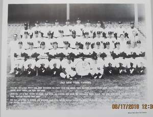 NEW YORK YANKEES 1965 TEAM PHOTO 8X10 MICKEY MANTLE ROGER MARIS WHITEY FORD NYY - Picture 1 of 1