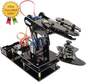 Robot Arm for Arduino, Smart Robot Building Kit That Can Memorize and Repeat Mov - Picture 1 of 12