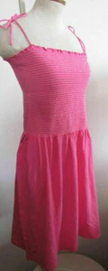 NUEVO CON ETIQUETAS Tommy Hilfiger Vestido Solero Verano Playa Vestido Rosa Talla S - Imagen 1 de 4