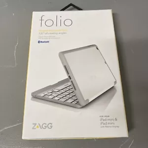 ZAGG CASE IPAD MINI Hinged with Bluetooth Keyboard - Picture 1 of 3