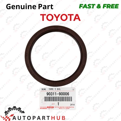 Genuine Toyota Supra Lexus IS300 GS300 SC300 Rear Main Oil Seal OEM 9031190006 - Image 1 of 4