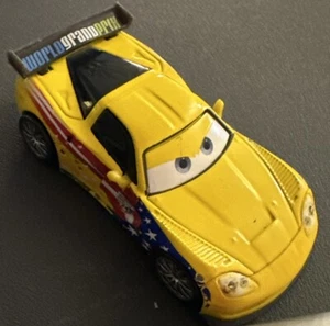 Disney Pixar Cars Lightning McQueen American Racer Jeff Gorvette 1:55 Diecast - Picture 1 of 5