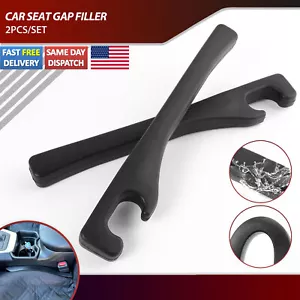 US 2pcs Car Seat Gaps Filler Car Filler Accessories Interior Trip Road Essential - Picture 1 of 12