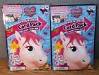 Valentine Card Packs COLOR YOUR OWN Velvet Holograph/Scented Stickers Pony Hugs