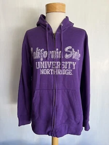 CAL STATE UNIVERSITY NORTHRIDGE Official CSUN Full-Zip Sweatshirt Hoodie Small - Picture 1 of 5