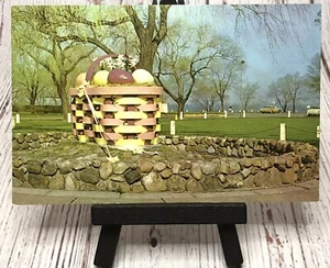 Lorain OH Lake View Park Easter Basket Ohio Postcard - Picture 1 of 4