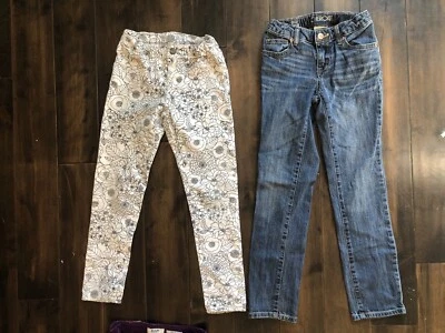 Lote de 6 pantalones niños talla 8 - Lands' End, Cherokee, Old Navy, Rumm, Children's Plac Foto 1 de 3