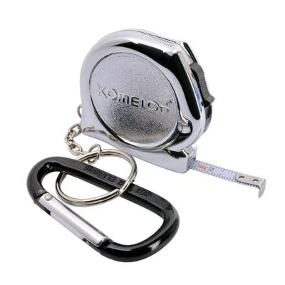 Komelon Chrome Case Tape Measure / Steel Pocket Key Chain / 3m(9.84ft) / KMC-74K - Image 1 of 4