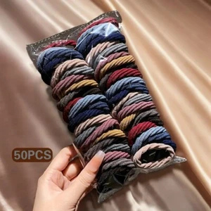 50 durable elastic headbands, elastic headbands for girls - Picture 1 of 9