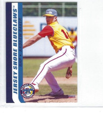2022 Jersey Shore BlueClaws (High A-Philadelphia Phillies) Andrew Baker
