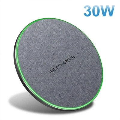 30W Fast Wireless Charger Mat Charging Pad For Google Pxiel 10 Pro 9 8 7 6 5 4XL - Image 1 of 4