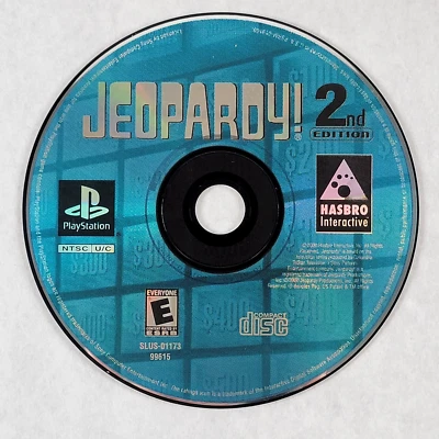 Jeopardy 2nd Edition - Loose Sony PS1 Playstation 1 Disc - Image 1 of 2