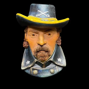 Rare Legends of England Col George Custer ChalkWare Wall Mask Civil War - Picture 1 of 18